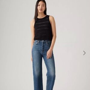 NWT Levi’s Ribcage Straight Ankle Denim Jeans, Size 31.  and